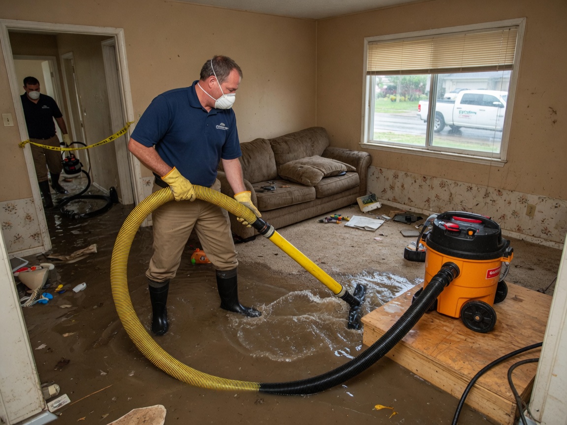 Water Damage in Bent Tree